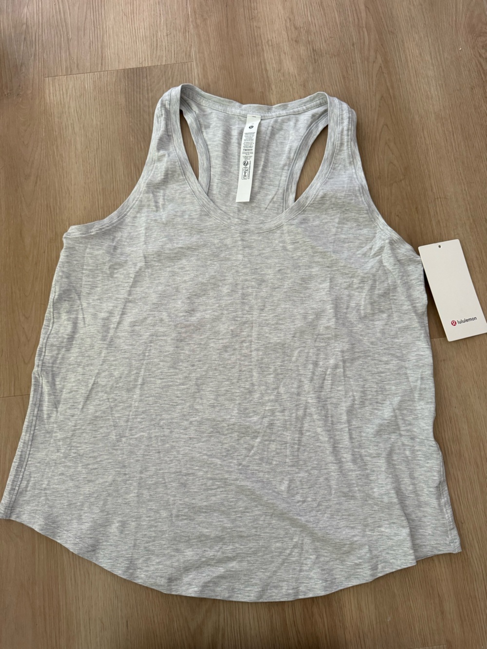 NWT lululemon grey love tank top size 12